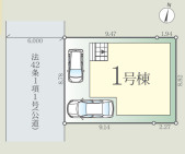 さいたま市北区日進町　1期　新築一戸建て　FiT-A　01の区画図|【全1棟・1号棟】