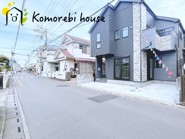 さいたま市北区日進町　1期　新築一戸建て　FiT-A　01の前面道路含む現地写真|前面道路含む現地写真です