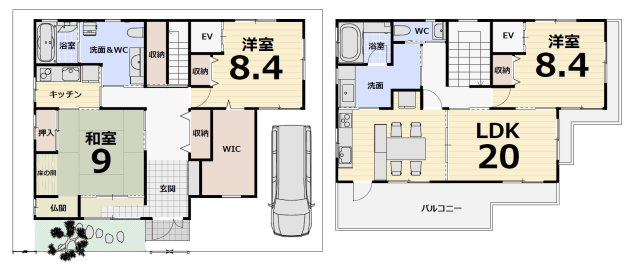 上田東町　戸建の間取り