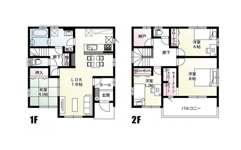 鴻巣市小松1丁目　（14区画）　新築一戸建て　10の間取り|鴻巣市小松1丁目　（14区画）　新築一戸建て　10、4SLDK、土地面積167.82m2、建物面積110.13m2