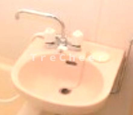 フラワーマンションの洗面所