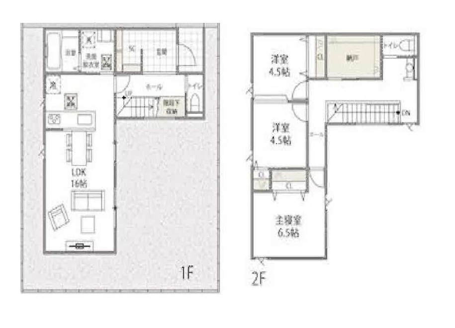 岩出市金池・中古戸建・54740の間取り
