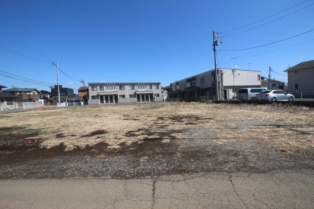 《分譲地》小山市間々田　全4区画の外観|分譲地南西側より（2026年3月撮影）
