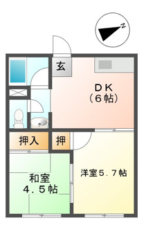 【間取り】 | 千鳥が丘ハイツ