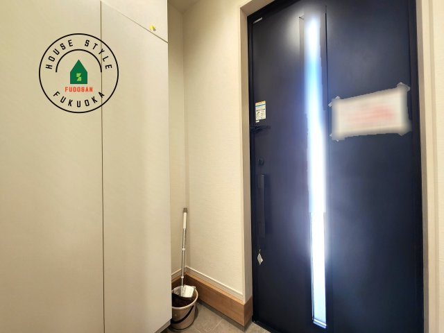 糟屋郡志免町桜丘３丁目第5-２棟（１号棟）の防犯設備|二重ロックでしっかり防犯対策ができます。