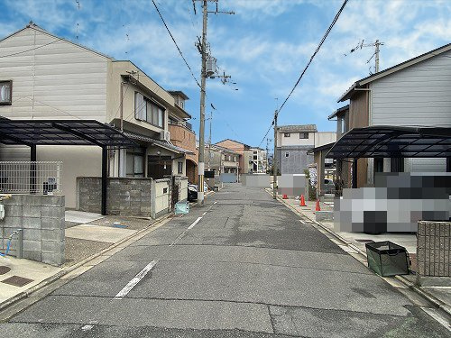 紫竹西大門町 中古戸建の前面道路含む現地写真