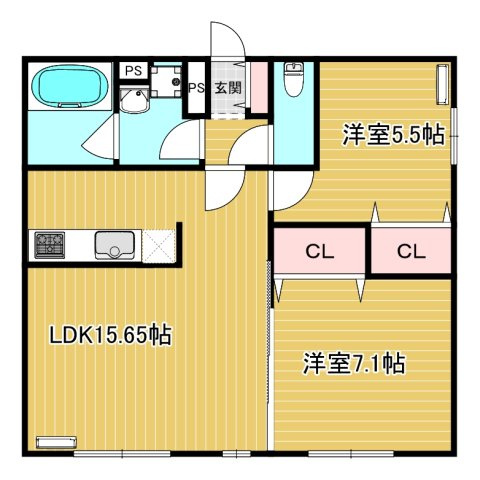 ルミエールGの間取り
