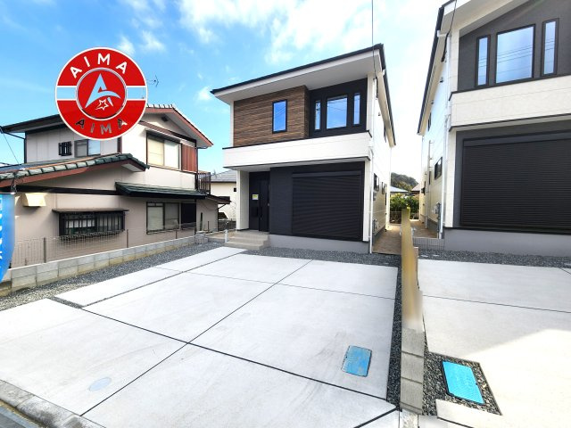 糟屋郡志免町桜丘３丁目第5-２棟（2号棟）の外観|デザイン性のある外観です。