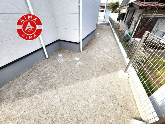 糟屋郡志免町桜丘３丁目第5-２棟（2号棟）の外観|お庭で自由な時間を過ごせます。