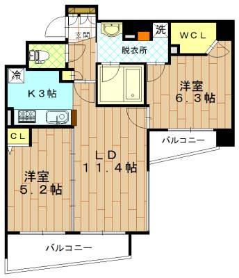 エステムプラザ京都四条烏丸の間取り