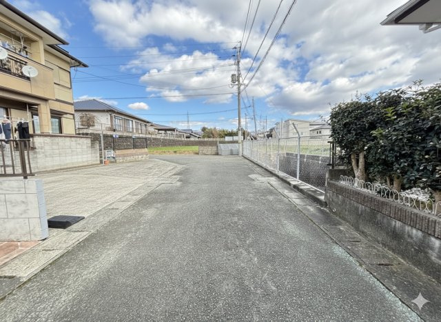 【前面道路含む現地写真】 | 菊池郡大津町陣内