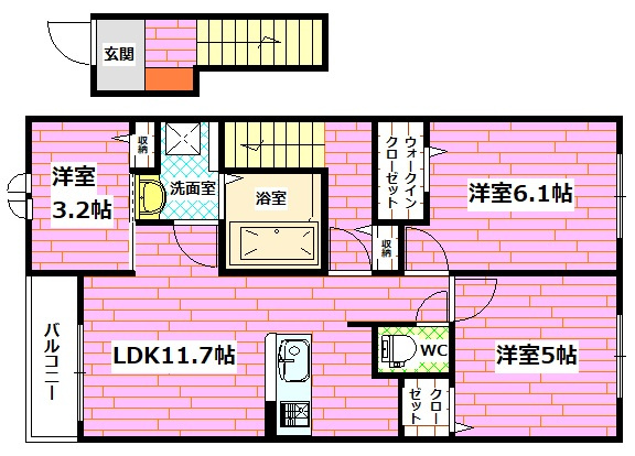 グレイスフルTの間取り