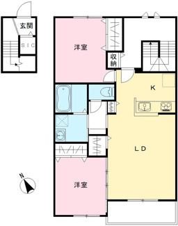 【間取り】 | 仮称）Novガーデンハウス谷田部　FG棟