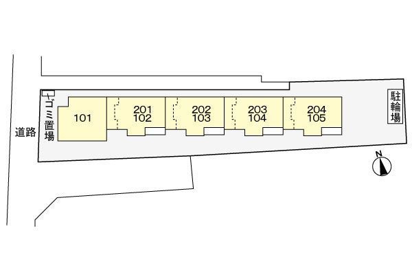 ハイツ　エースの駐車場