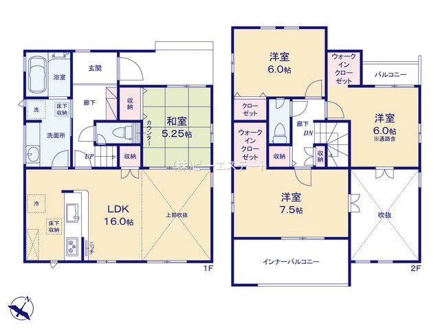【区画図】 | 知多市八幡荒古後　2号棟