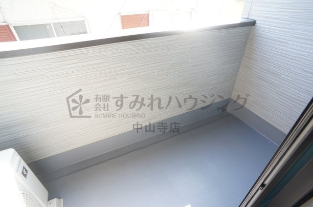 EXCEED宝塚のバルコニー