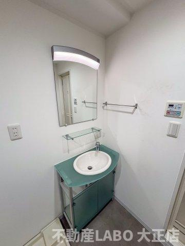 インボイス難波南レジデンスの洗面所