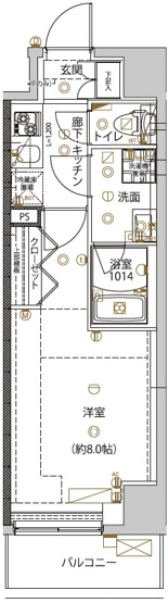 【間取り】 | ユリカロゼ五反野Ⅲ