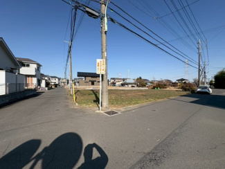 【外観】 | 川越市小堤　建築条件なし売地　東武東上線『鶴ヶ島駅』徒歩24分　【名細小学区】