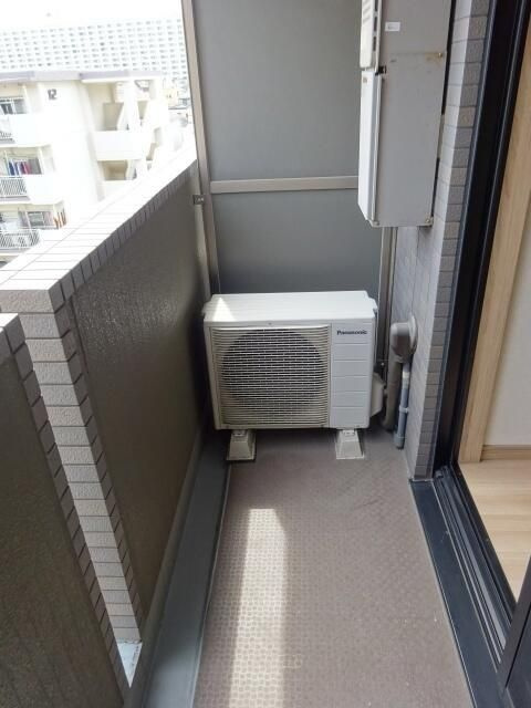 ルーブル大島のバルコニー