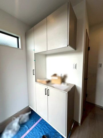 角地＆目の前が田畑につき開放感あり●陽当たり良好３ＬＤＫ●駐車２台可能●城陽市平川広田の前面道路含む現地写真|前道