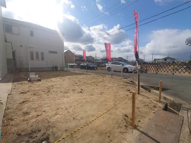 角地＆目の前が田畑につき開放感あり●陽当たり良好３ＬＤＫ●駐車２台可能●城陽市平川広田の外観|現況(２０２６年１月撮影)