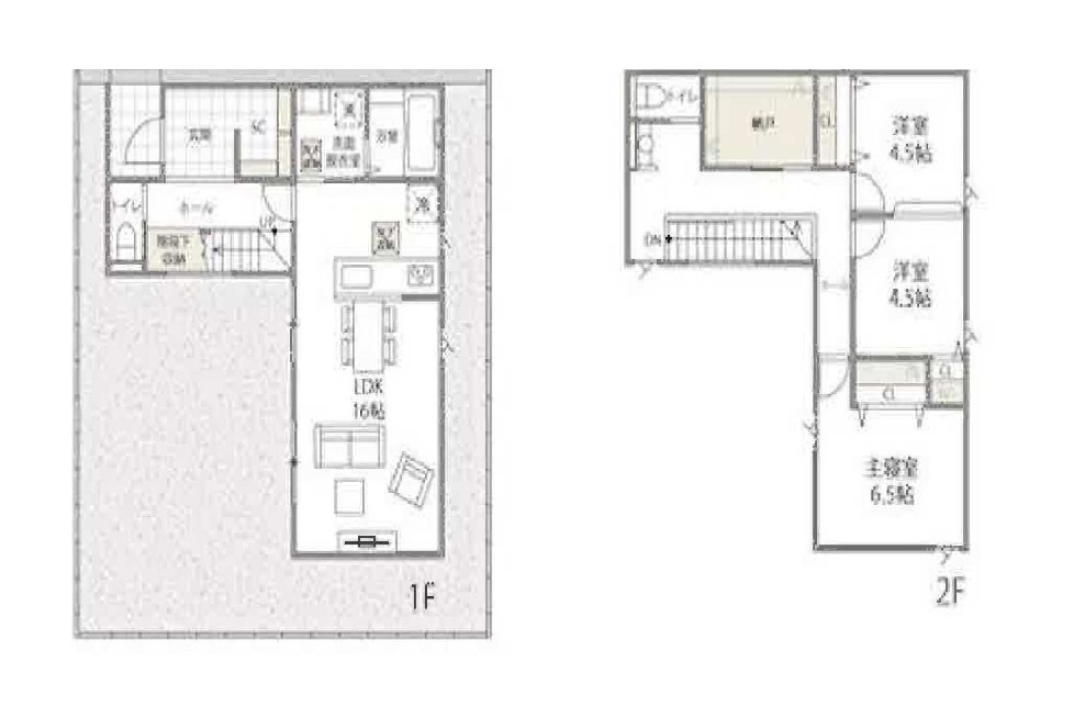 岩出市金池・中古戸建・54739の間取り