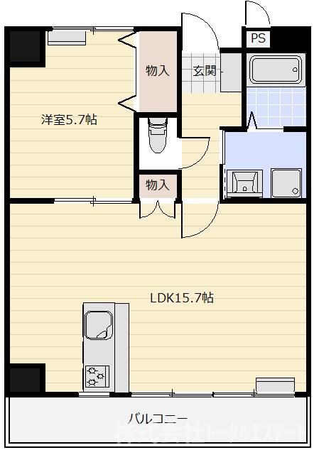 コーポFCの区画図