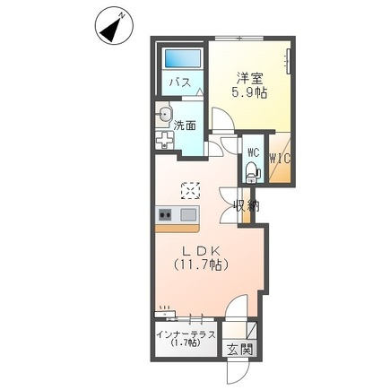 アンソレイユ２６の間取り