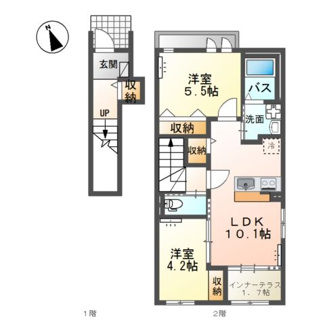 【間取り】 | 仮）阿見町阿見新築アパート