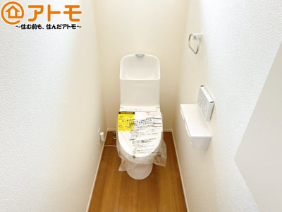 【トイレ】 | 葵区羽鳥6　新築戸建　A区画 | 毎日使うトイレだからこそ機能性を重視したいですよね！温水洗浄便座で快適な時間をお過ごしください♪