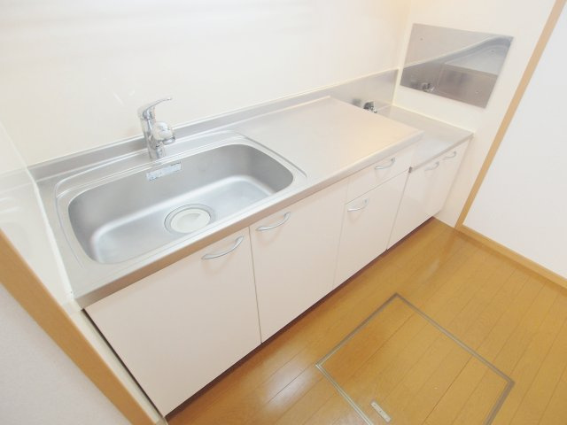 プラシード　A棟のキッチン