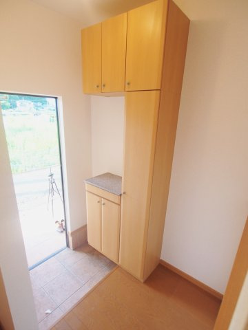 プラシード　A棟の玄関