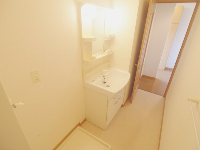 プラシード　A棟の洗面所