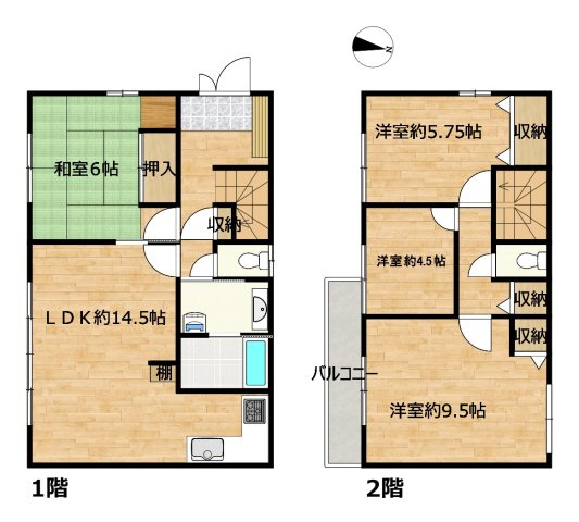 岡崎市藤川台1丁目の間取り