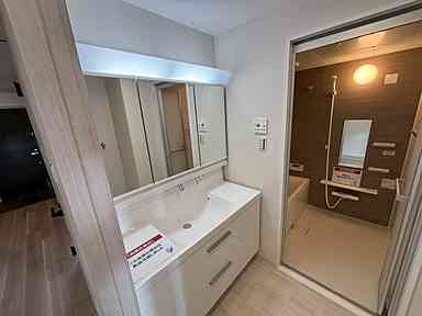 ダイアパレス草津ガーデンコートの独立洗面台