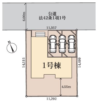 リーブルガーデン．S　深谷岡里第３　の区画図|現地区画図