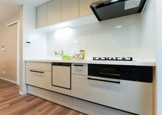 ライオンズマンション八戸ノ里 弐番館 のキッチン|食洗器付