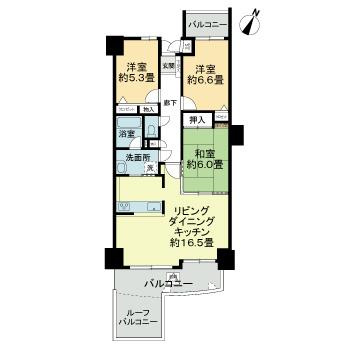 ライオンズヒルズ高知の間取り|間取り