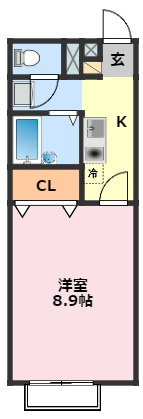 アムールグリーンビレッジⅢの間取り