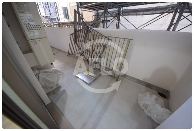 セレニテ谷九プリエのバルコニー|セレニテ谷九プリエ　バルコニー