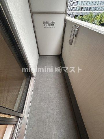 グランルージュ中之島南のバルコニー