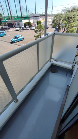 ホワイトキャッスルのバルコニー