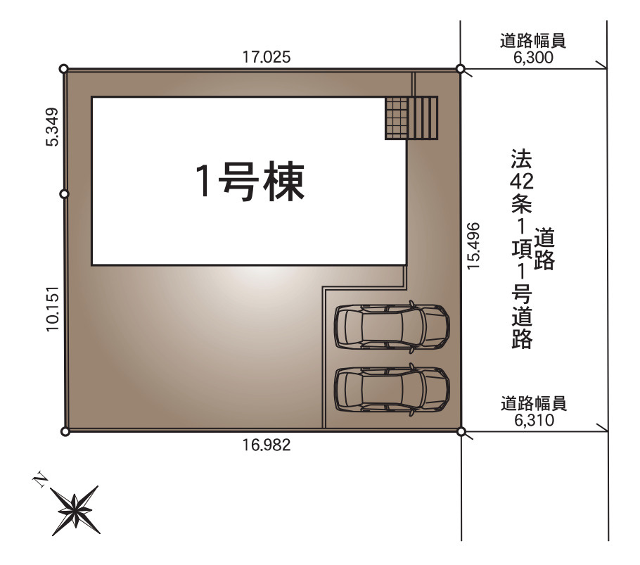 古河市尾崎第１　新築戸建の区画図