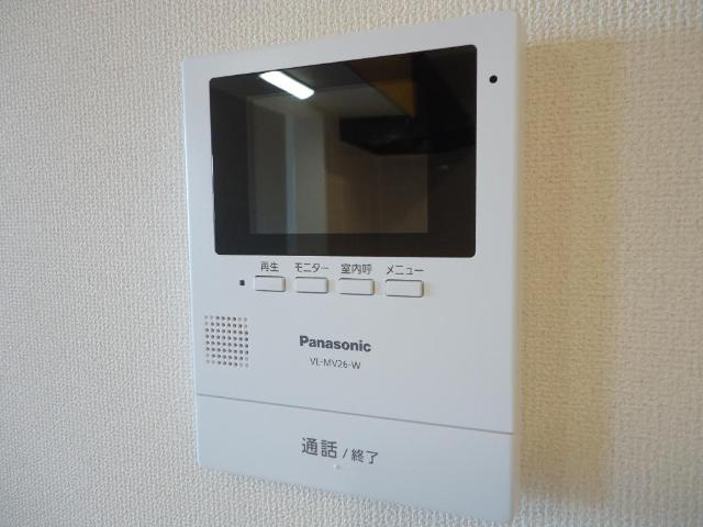サンフィット　フジマンＣ棟のセキュリティ|カメラ付インターホン
