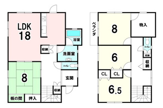 【間取り】 | 【定期借地権】生駒郡平群町菊美台3丁目