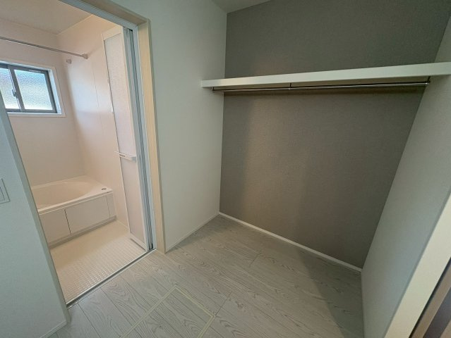 行橋市行事2丁目3期　新築一戸建ての収納|脱衣場にクローゼット付きで便利♪
【行橋市　新築戸建て】