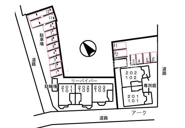 リーバイバーの区画図