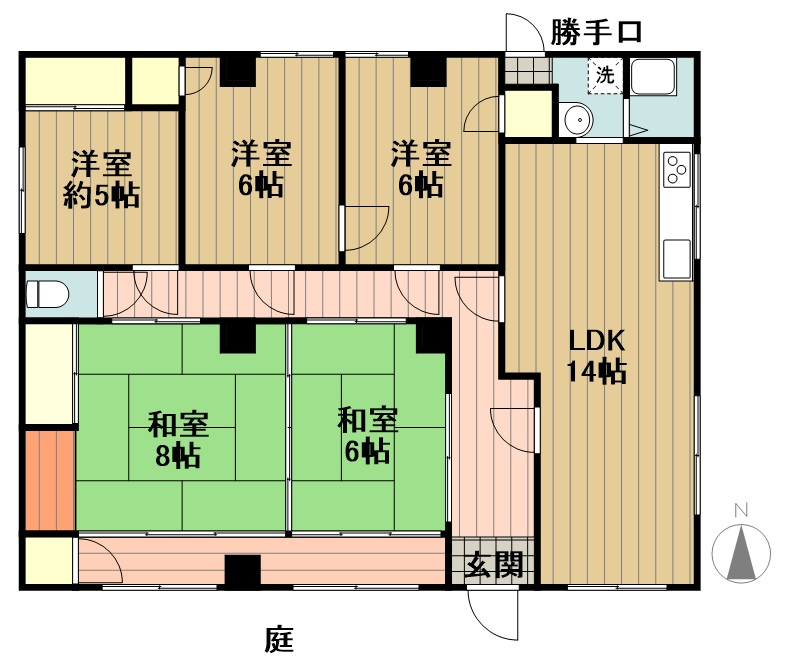 ハイツ高野の間取り