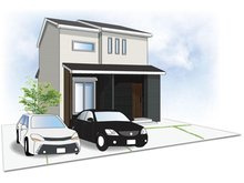 鳥居前町の外観パース|土地価格4980万円、土地面積135.96m2 ■外観予想パース図
間取り変更可能です！オンリーワンのマイホームを一緒に考えましょう♪